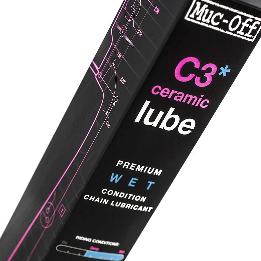 Muc-Off, C3 Wet Ceramic, Chain lubricant, 120ml