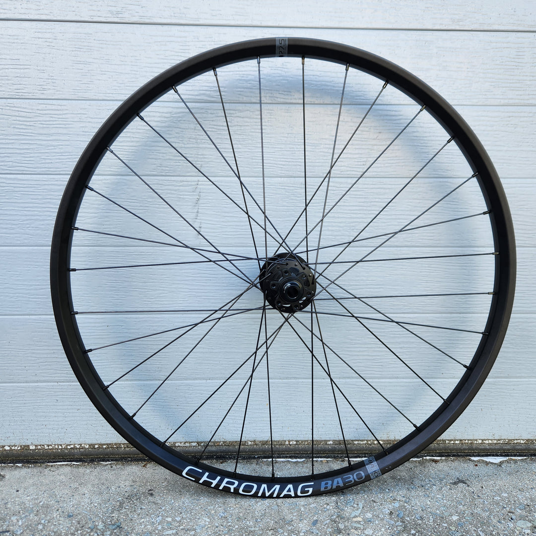 Mountain Wheel- Chromag BA30 + Spank Hex, Boost, 27.5" OR 29", Rear Wheel Only, 6-bolt