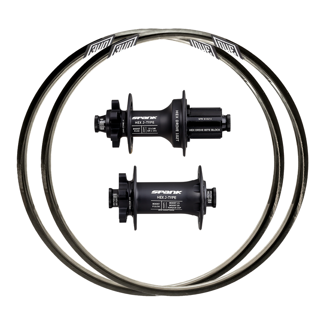 Spank Hex + We Are One The Revive Wheelset (Front+Rear)