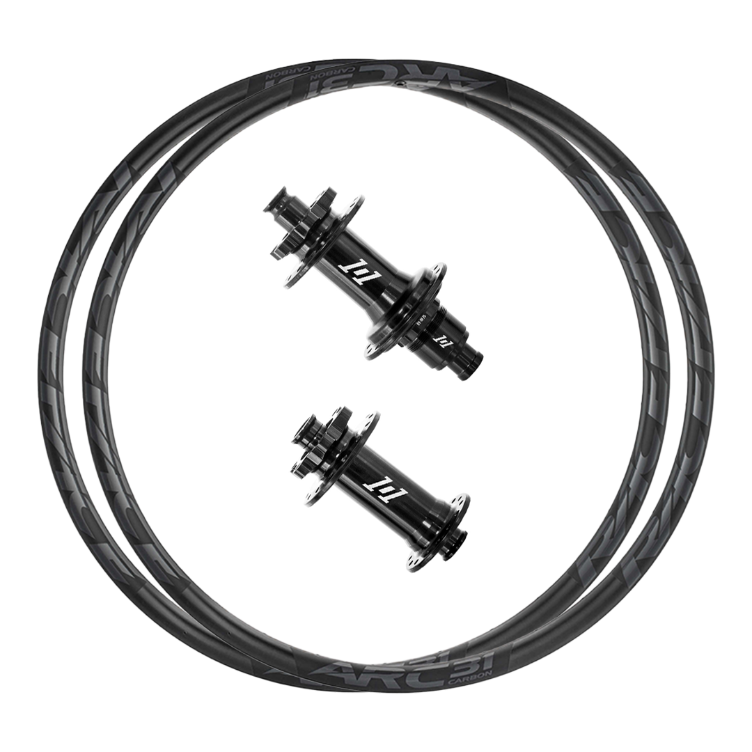 Industry Nine 1/1 + RaceFace ARC 31 (Carbon) Custom Wheels (Front+Rear)