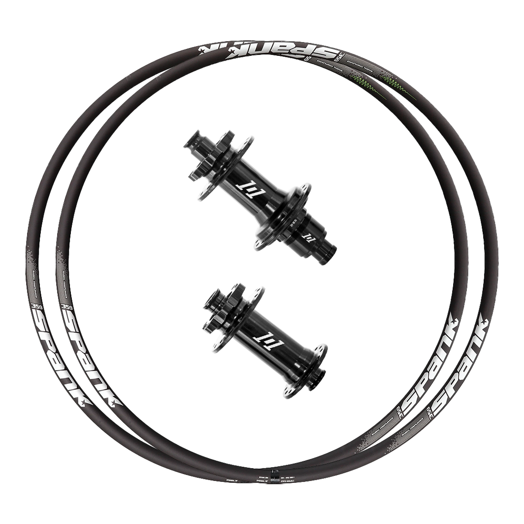 Industry Nine 1/1 + Spank 359 (Vibracore) Custom Alloy Wheels (Front+Rear)